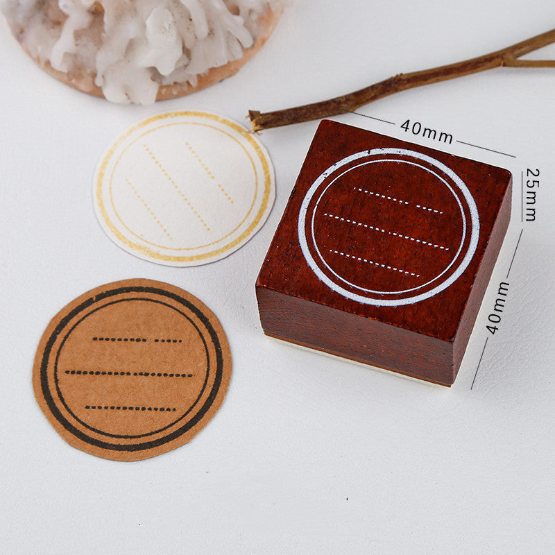 label stamp set for planners
