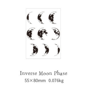 Mo Jing Wooden Seal – Lunar PhasesColor: Inverse Moon Phase