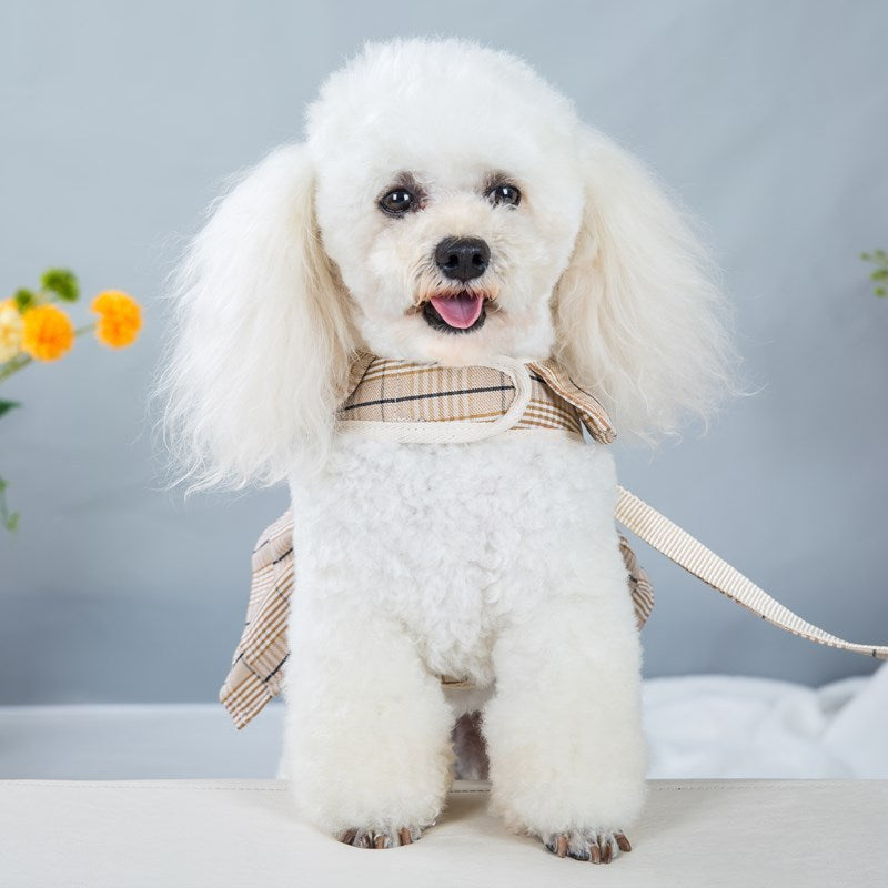 别致的宠物背带裙 – 优雅舒适,适合小型犬