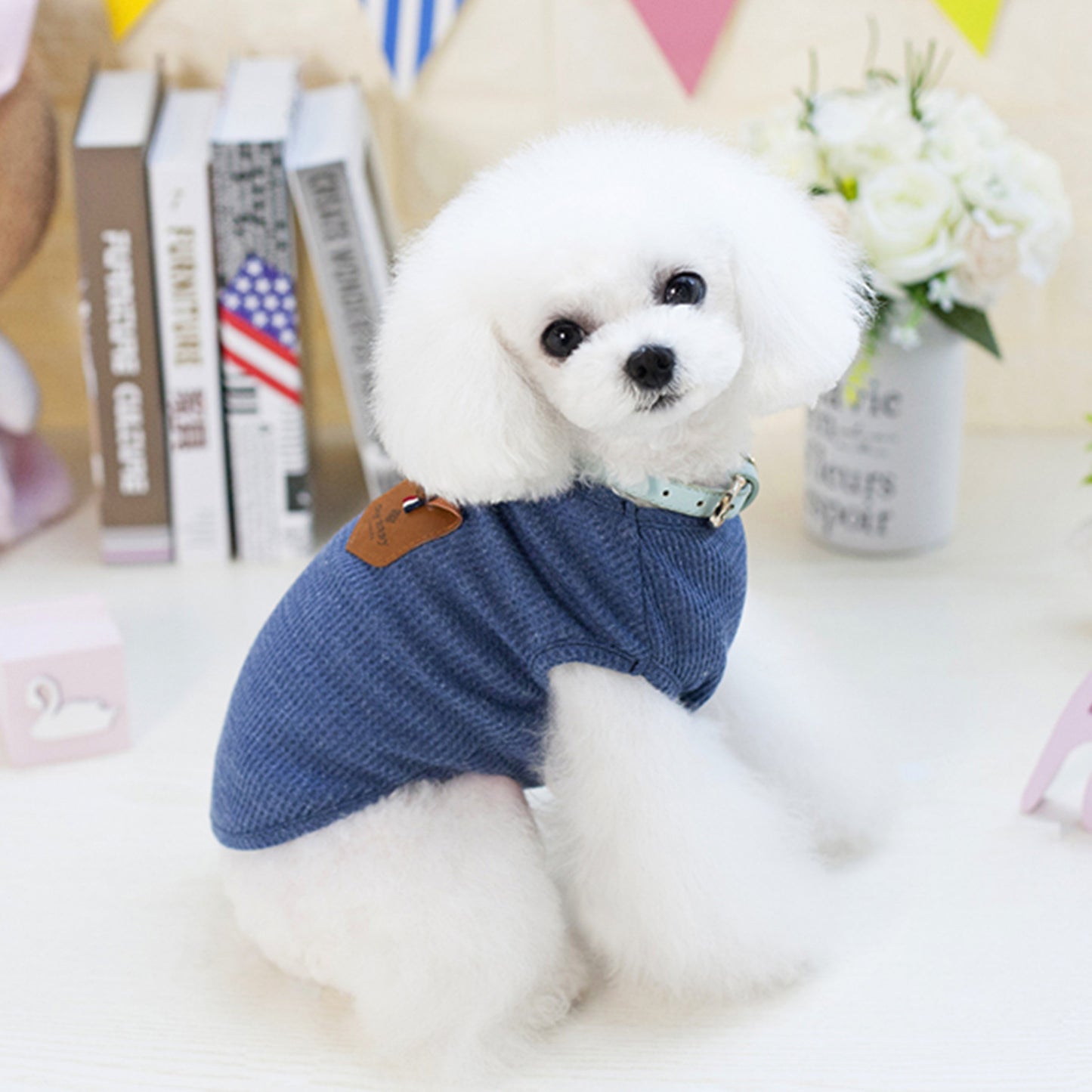 Breathable Cotton Dog Vest – Lightweight Summer Shirt for Pets | Mello & Co.