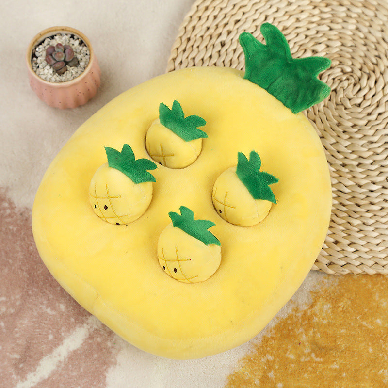 Carrot Pulling Snuffle Mat Toy – Interactive Plush for Dogs & Cats
