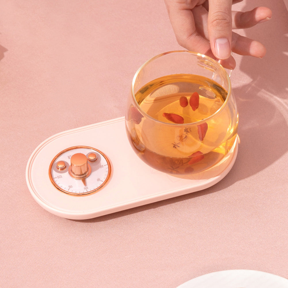 ink coffee warmer with jewelry holder
