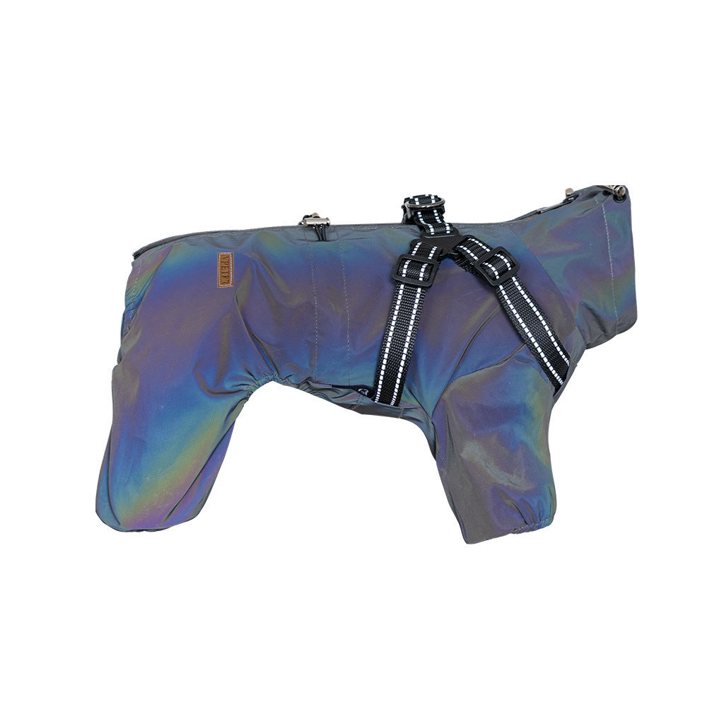 Waterproof Dog Raincoat Jumpsuit –  Body Coverage & Hooded Design | Mello & Co.