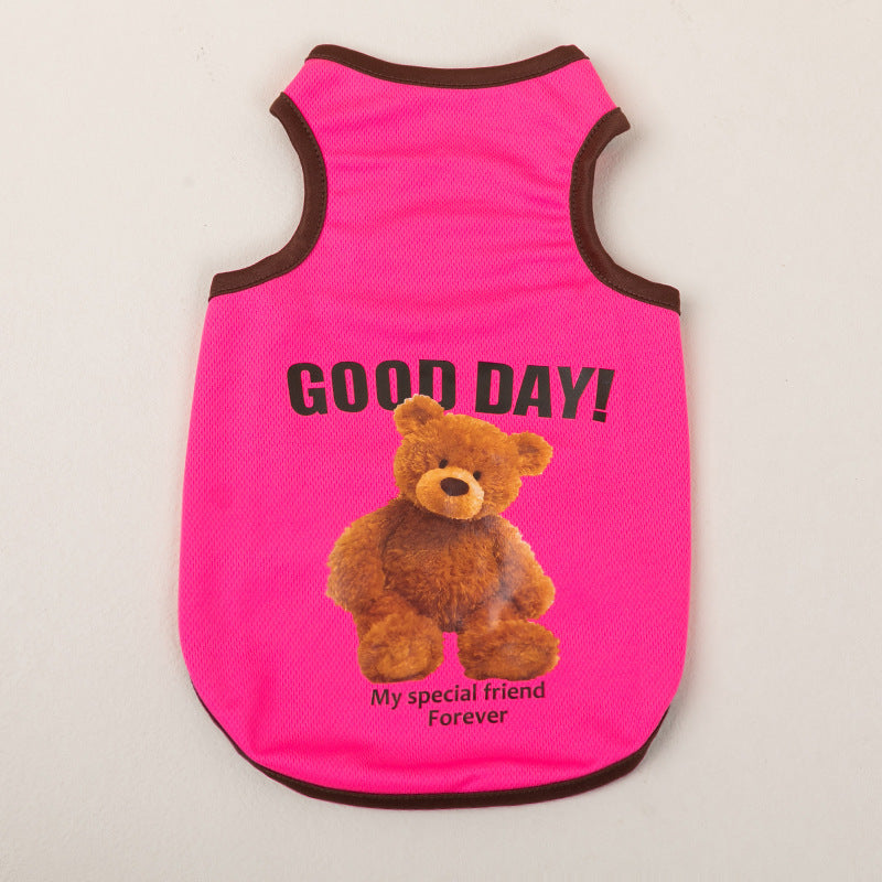 Casual dog vest for small pets