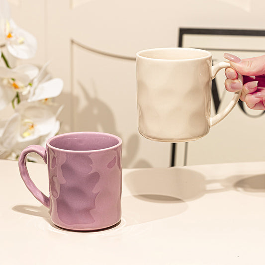 400ml purple coffee cup